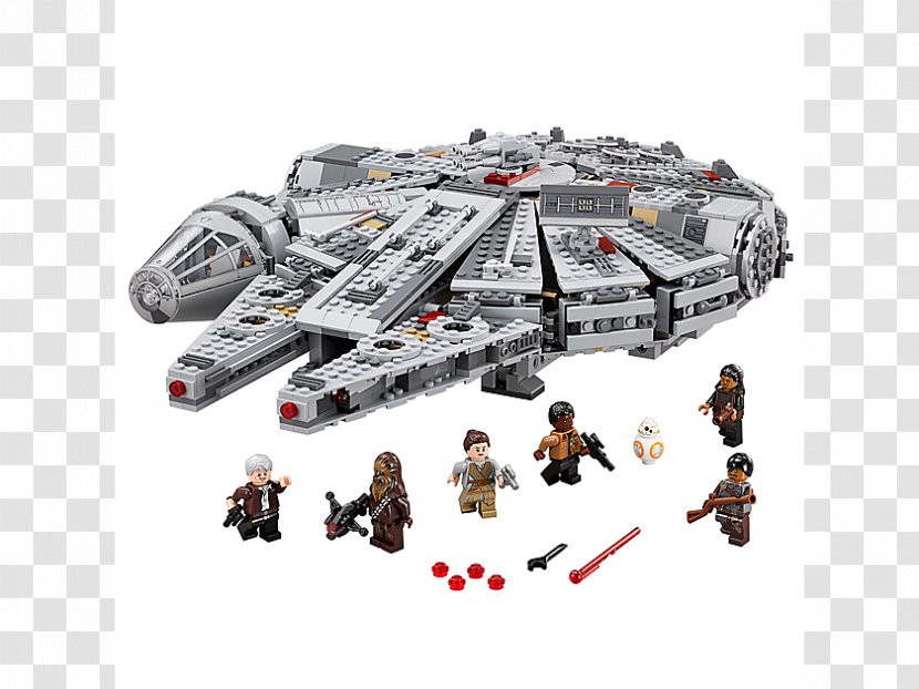Lego Star Wars: The Force Awakens Millennium Falcon Toy - Block - Transparent Transparent PNG