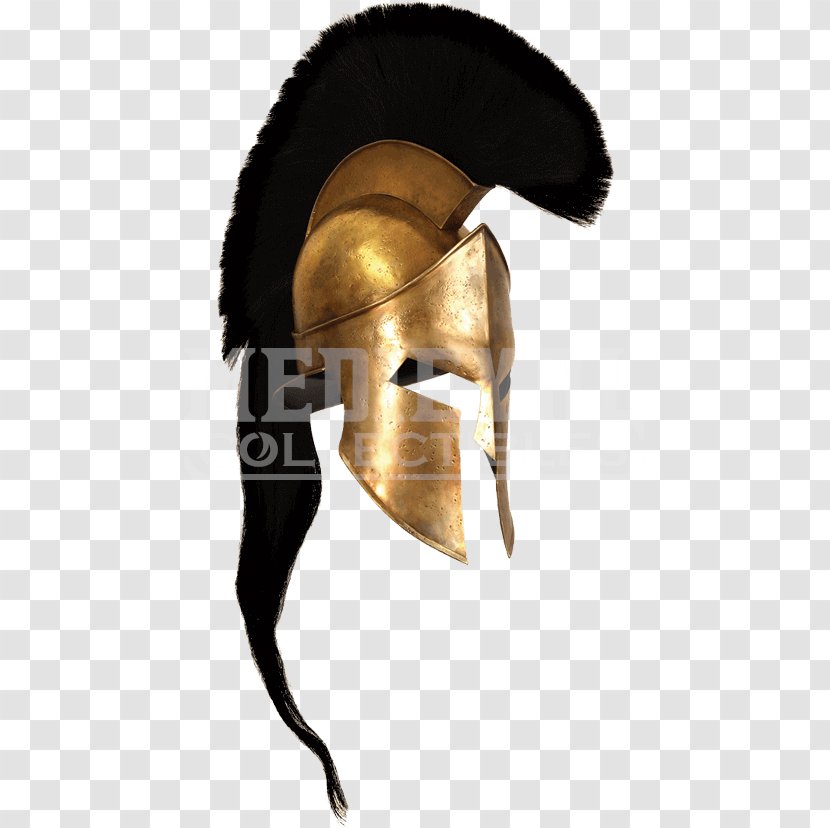 Leonidas I Spartan Warrior Ancient Greece Corinthian Helmet Transparent PNG