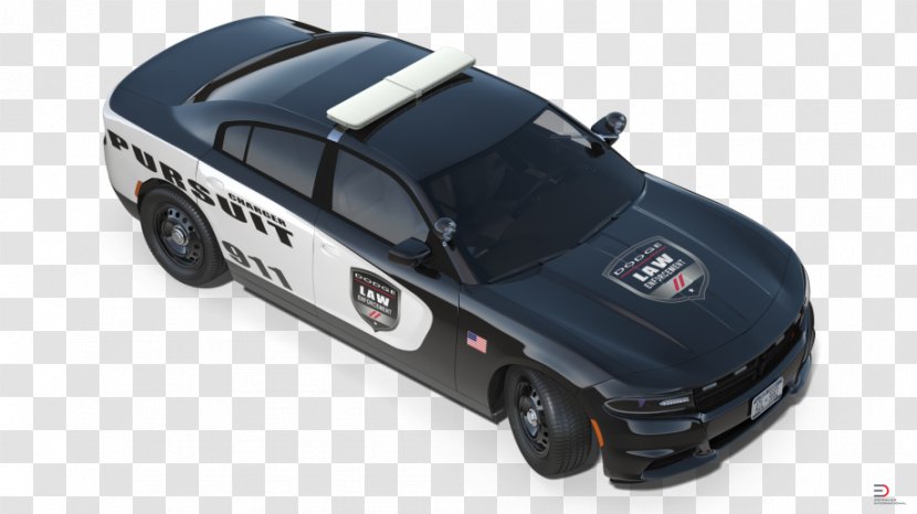 2015 Dodge Charger Police Car Vehicle - Rendering Transparent PNG