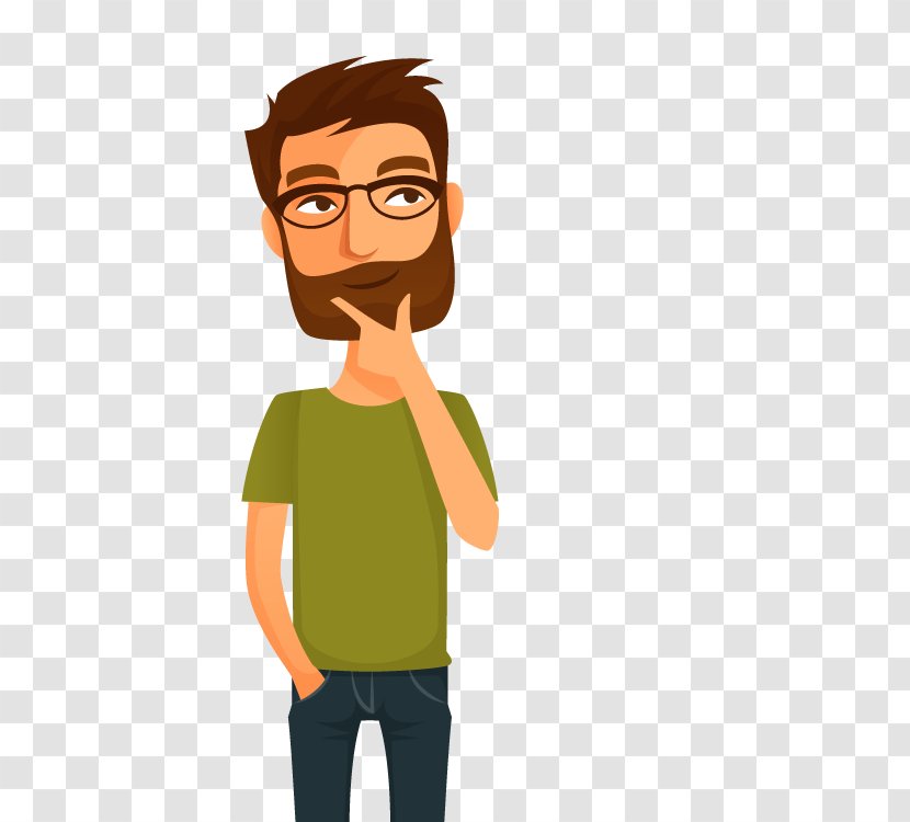 NW Innovation Resource Center Image Cartoon Animation Man - Glasses - Brokers Pennant Transparent PNG