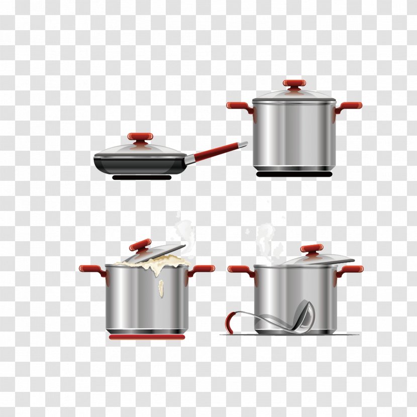 Cookware And Bakeware Cooking Kitchen Utensil Clip Art - Oven - Pot Transparent PNG
