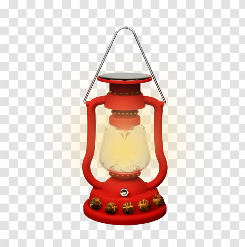 Street Light Solar Lamp Power Lantern - Red Lamps Transparent PNG