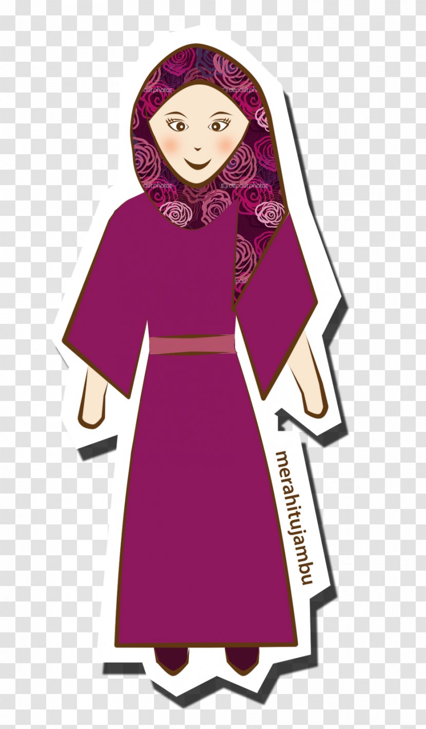 Robe Woman Dress Costume Design - Silhouette Transparent PNG