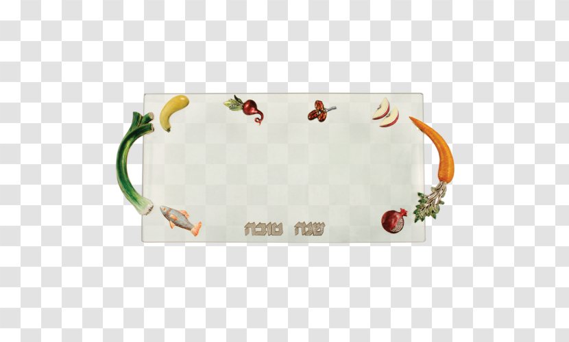 Tray Rectangle Glass Platter Rosh Hashanah Transparent PNG