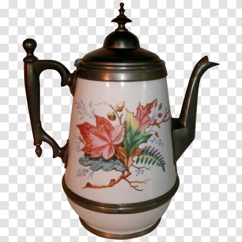 Teapot Kettle Ceramic Coffeemaker - Handle Transparent PNG