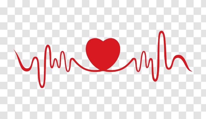 Heart Rate Pulse Love - Silhouette Transparent PNG