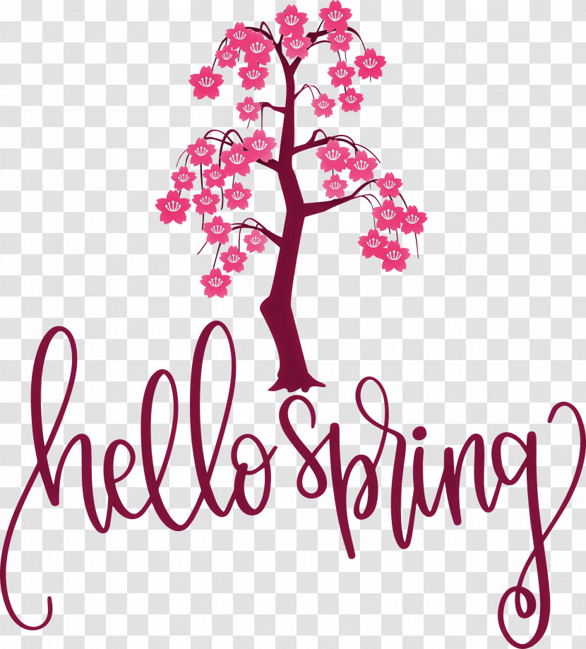 Hello Spring Spring Transparent PNG