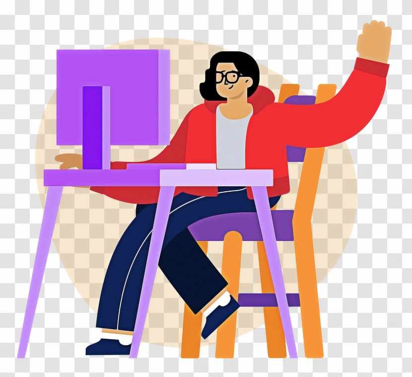 Working Work Desk Transparent PNG