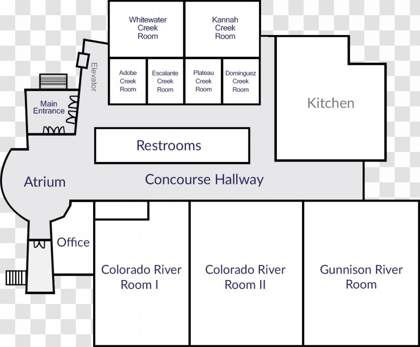 The Colorado Convention Center Two Rivers Floor Plan - Design Transparent PNG