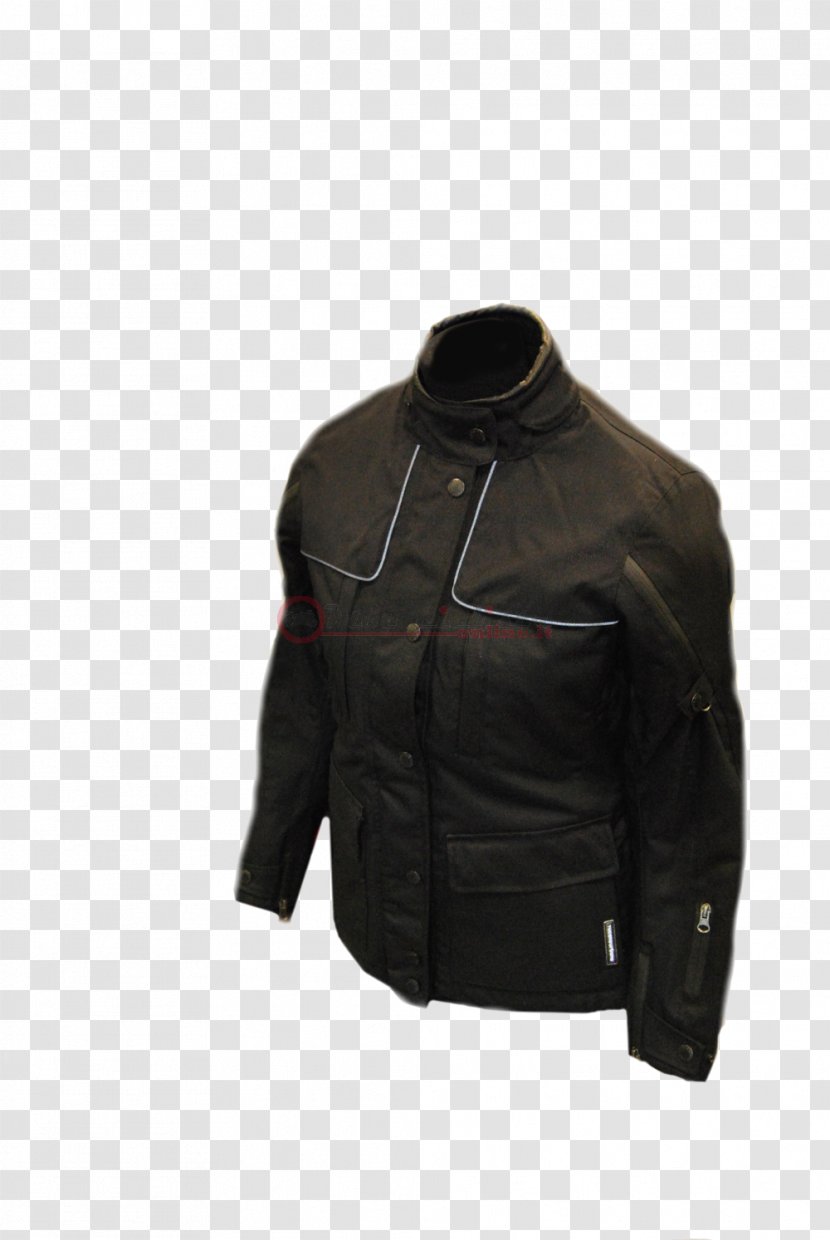 Leather Jacket Motorcycle Clothing - Textile Transparent PNG
