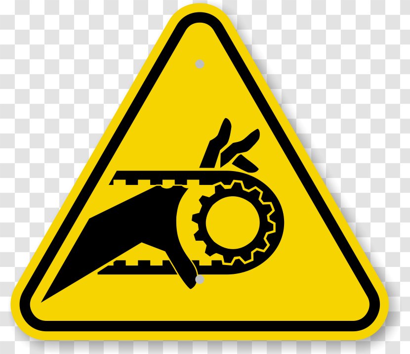Warning Sign Hazard Symbol Clip Art - Traffic - Hand Placards Transparent PNG