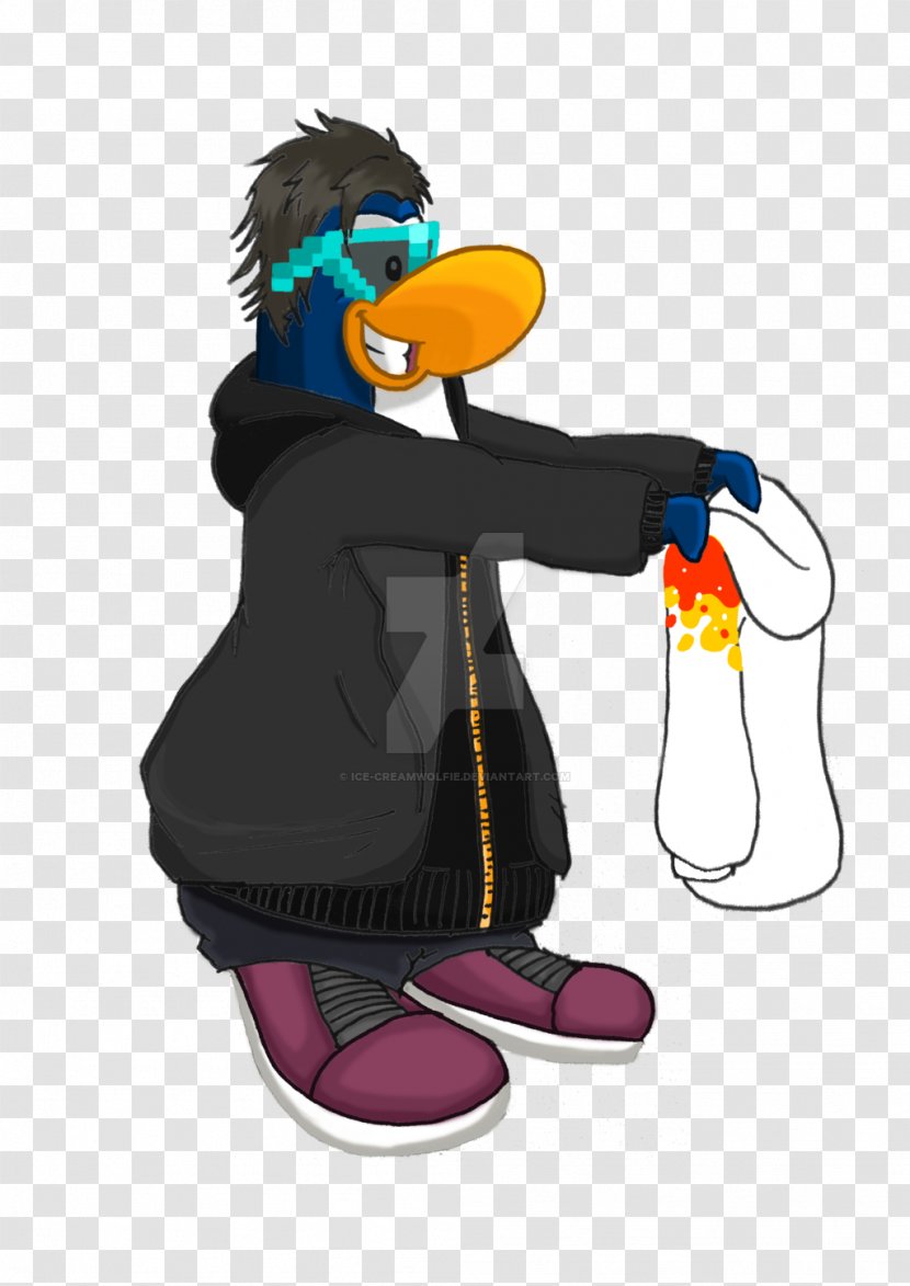 Penguin Cartoon Technology Headgear - Flightless Bird Transparent PNG