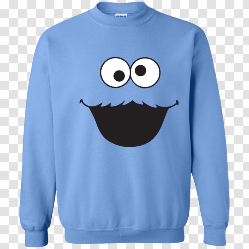 Hoodie T-shirt Sweater Gildan Activewear - Cookie Monster Transparent PNG
