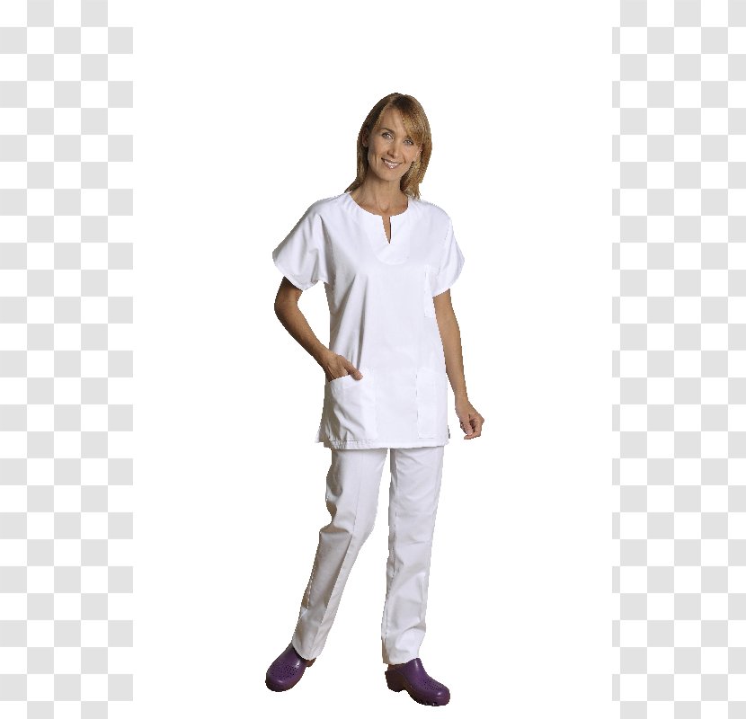 Tunic Blouse Sleeve Clothing Pants - Scrubs - Dress Transparent PNG