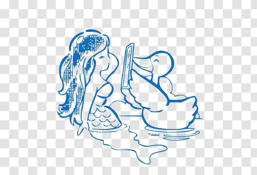 The Little Mermaid Cartoon Painting - Jane Pen Transparent PNG