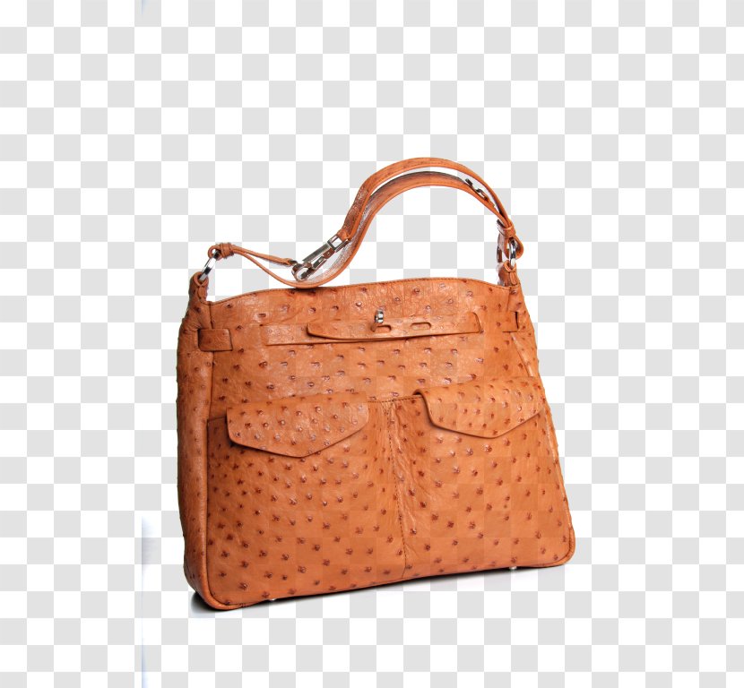 Handbag Strap Leather Messenger Bags Caramel Color - Creative Ostrich Transparent PNG