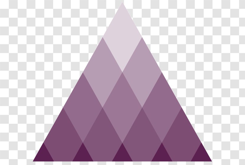Triangle Pattern - Magenta Transparent PNG