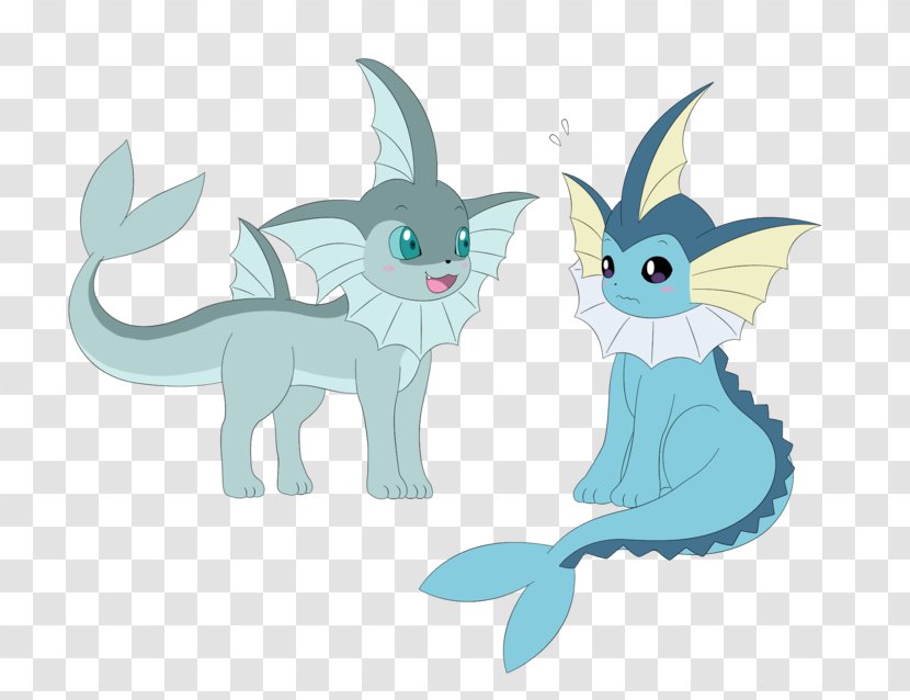 Cat Vaporeon Fan Art Drawing - Flower Transparent PNG