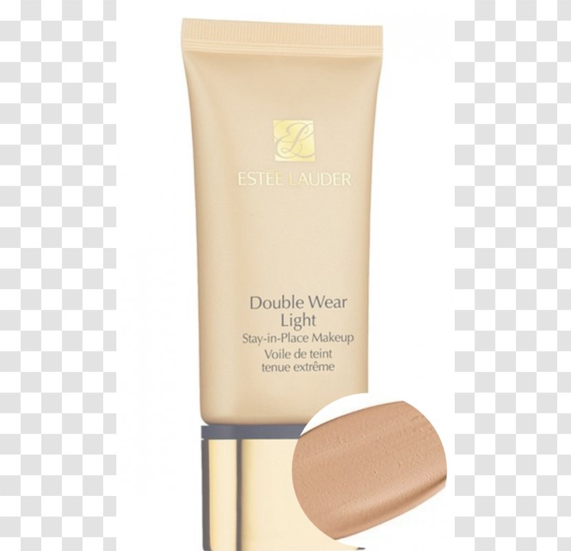 Cream Lotion Cosmetics Estée Lauder Companies Double Wear Light Stay-in-Place Makeup - Est%c3%a9e - Estee Transparent PNG