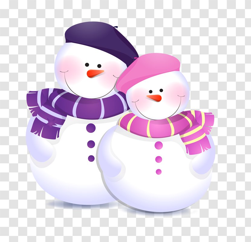 Christmas Snowman Yeti - Ornament - Creative Transparent PNG