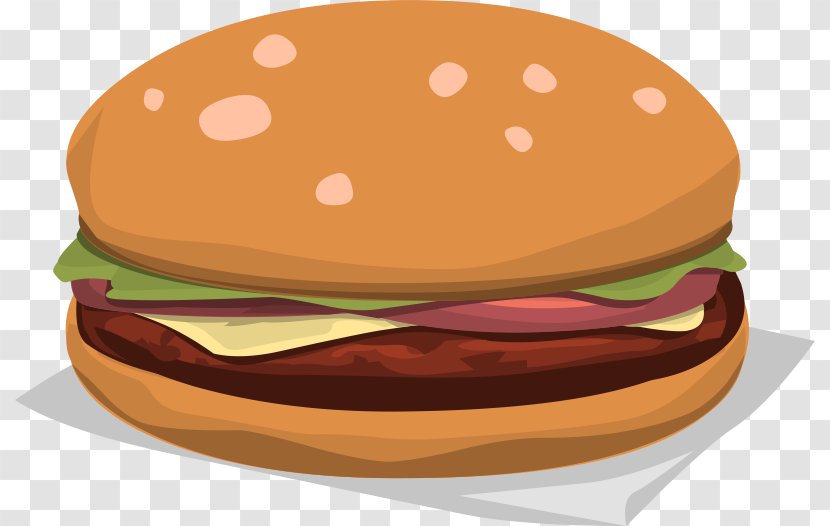 Hamburger Hot Dog Cheeseburger Chicken Sandwich Veggie Burger - Hamburgers Cliparts Transparent PNG