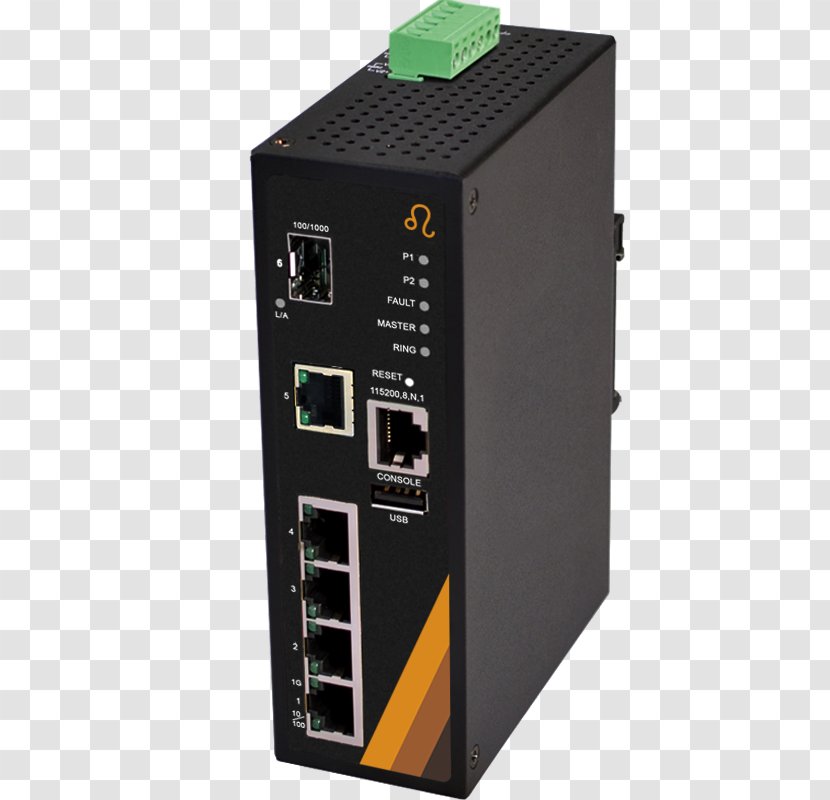 Network Switch Industrial Ethernet Computer Management Power Over - Gigabit - 10 Transparent PNG