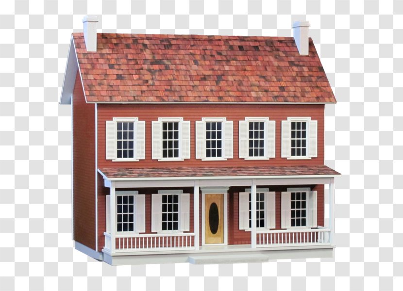 Real Good Toys Foxcroft Estate Dollhouse Kit - Oak Hollow - 1 In. Scale, Beige Colonial Jr Addition Kit1 Inch ScaleFront Balcony Design Transparent PNG