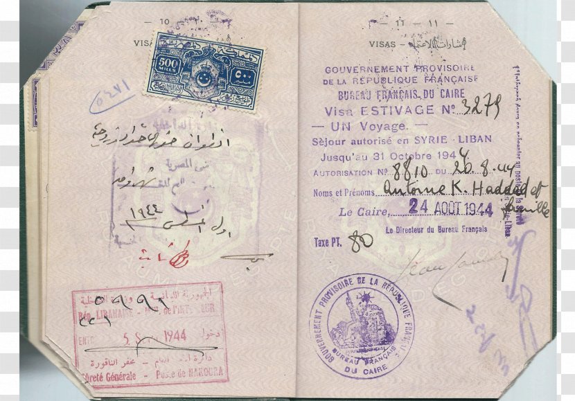 French Passport Second World War France Stamp - Estonian Transparent PNG