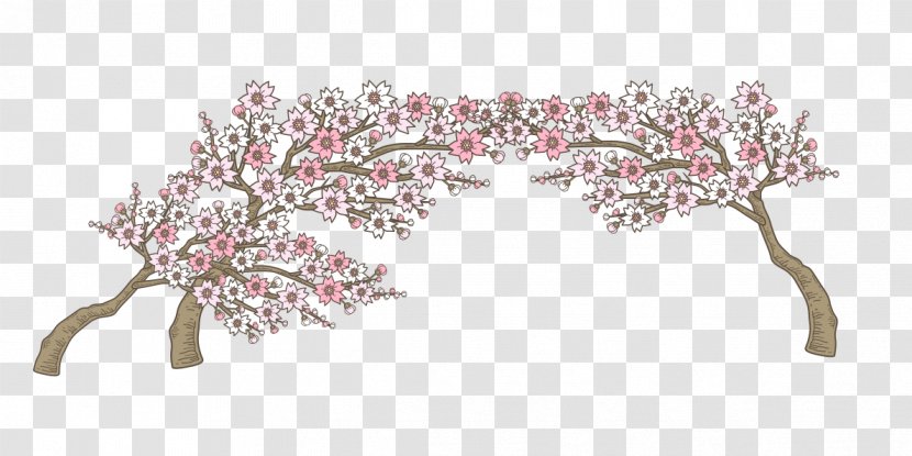 Cherry Blossom Peach Icon - Tree - Hand-painted Transparent PNG