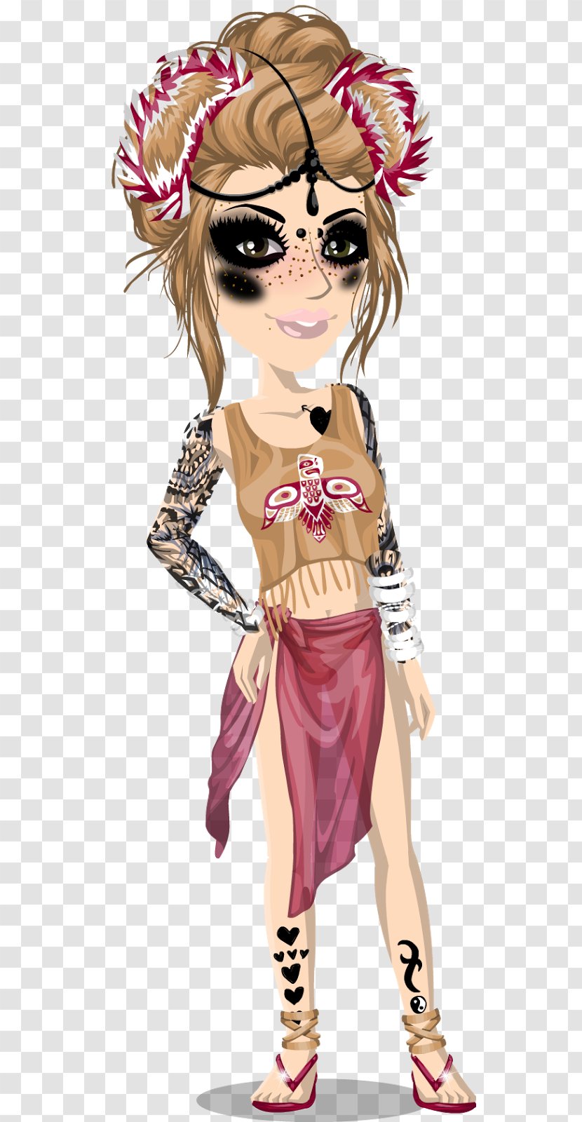 MovieStarPlanet World Character Blog - Flower - Msp Transparent PNG