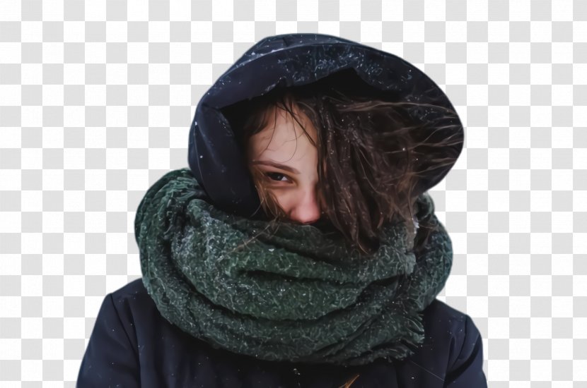Winter Girl - Doldrums - Stole Textile Transparent PNG