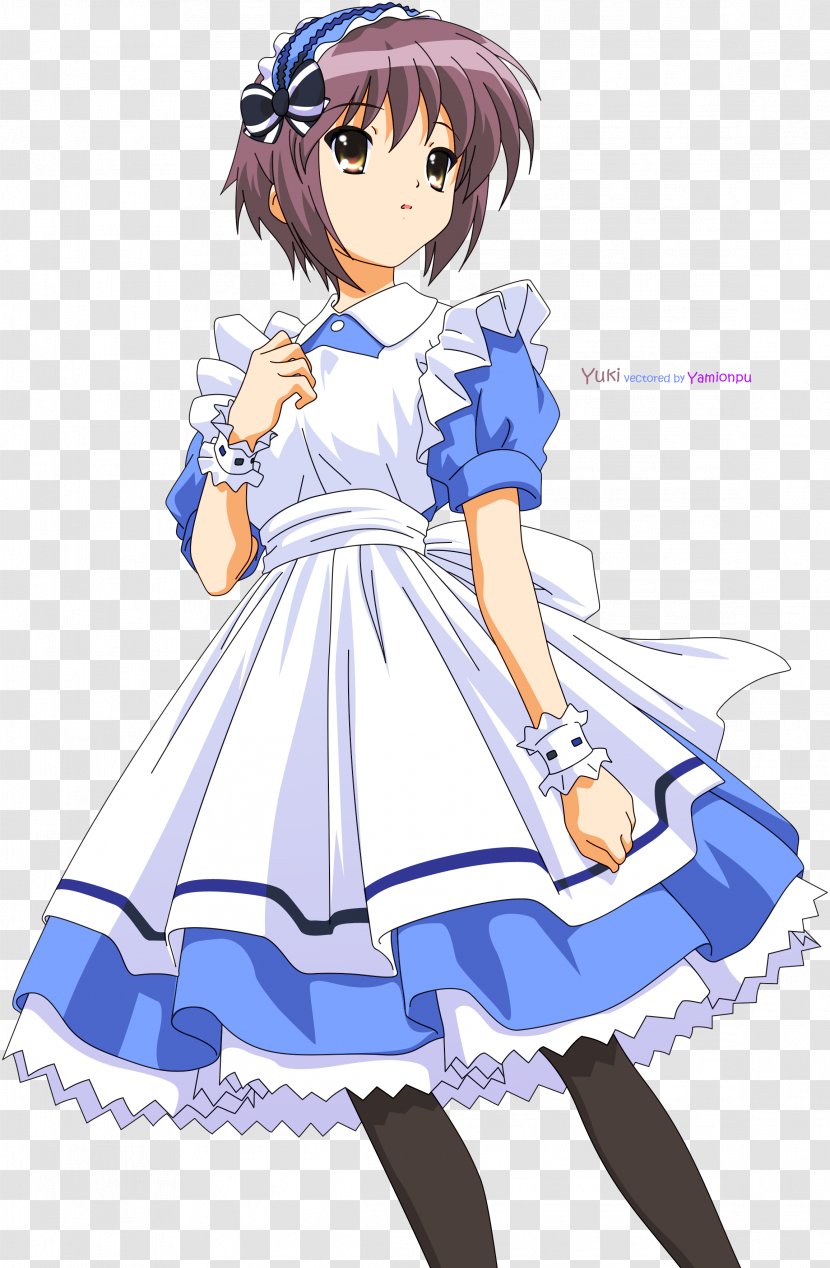 Yuki Nagato Mikuru Asahina Clannad Alice's Adventures In Wonderland Kyoto Animation - Frame - Alice Dress Transparent PNG