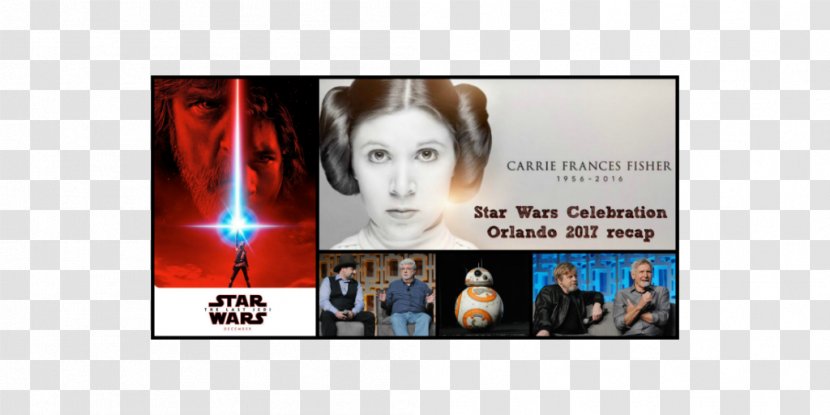Poster Luke Skywalker Star Wars Celebration BB-8 - Text Transparent PNG