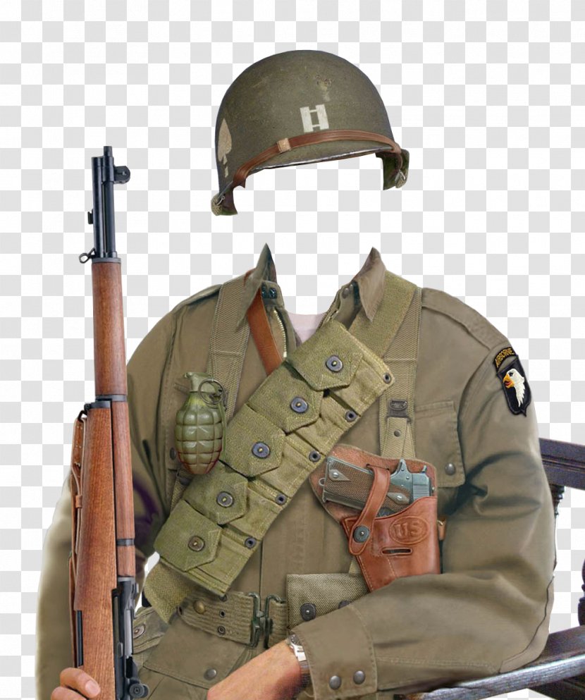 Second World War Call Of Duty: WWII 101st Airborne Division Military Soldier - Camouflage Transparent PNG
