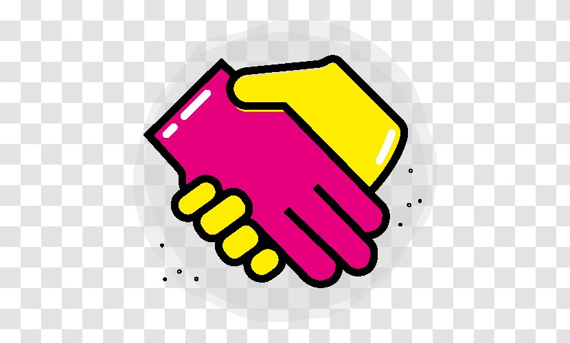 Creative Agency - Yellow - Handshake Transparent PNG