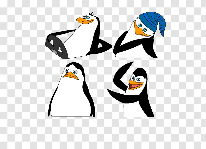 Penguin Drawing Madagascar Flightless Bird - Vertebrate - Penguins Transparent PNG