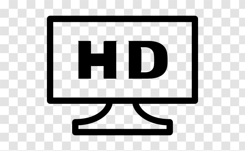 High-definition Video Television - Symbol - Text Transparent PNG