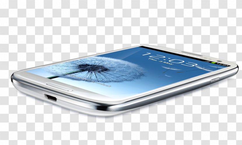 Samsung Galaxy S III Mini Super AMOLED Smartphone - Mobile Phone Transparent PNG