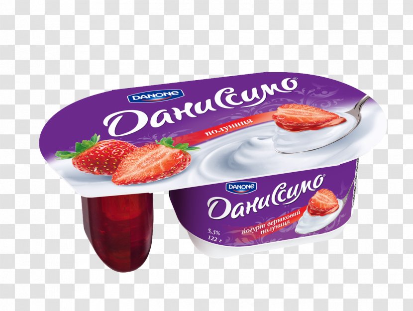 Ice Cream Yogurt Soured Milk - Danone Transparent PNG