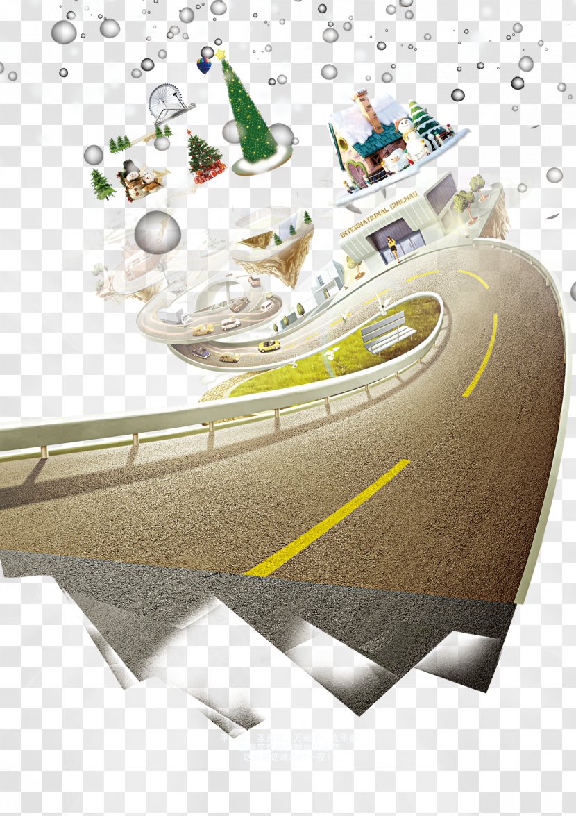 Road Curve Highway - Personalized Racing Design Transparent PNG