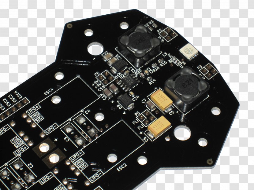 Electronics Electronic Component Engineering Unmanned Aerial Vehicle Distribution Board - Electrical - Circuit Transparent PNG
