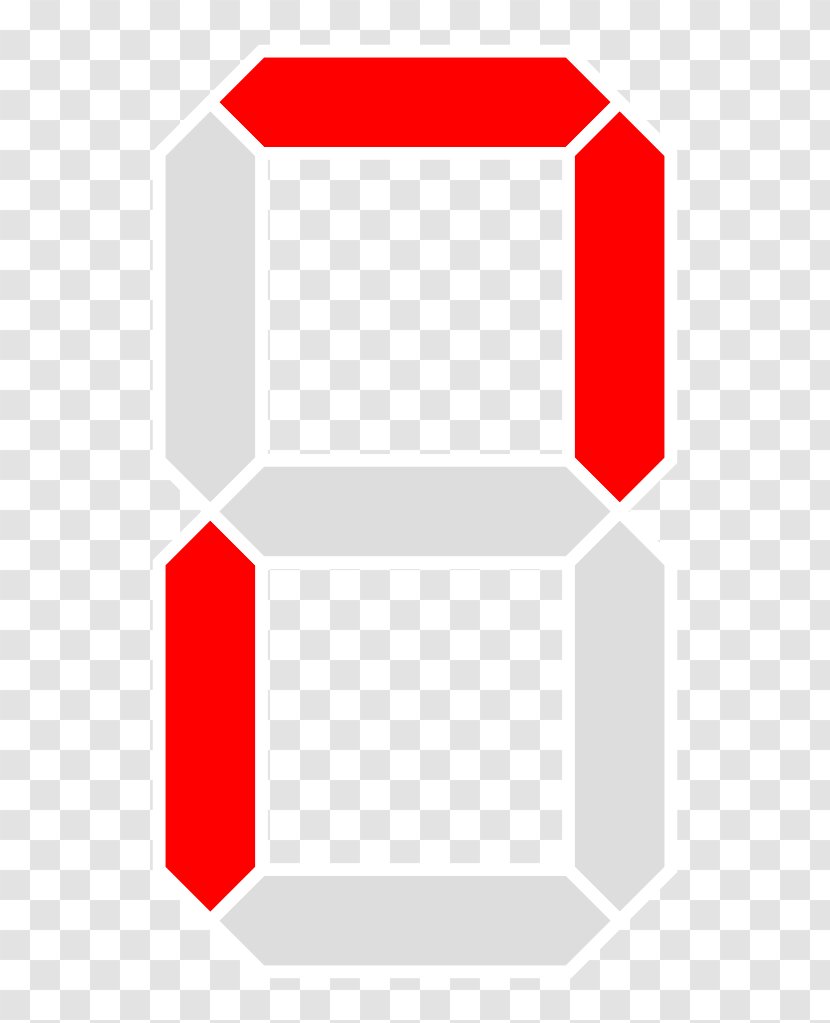 Seven-segment Display Device Computer File Wikimedia Commons - Size - Sevensegment Transparent PNG