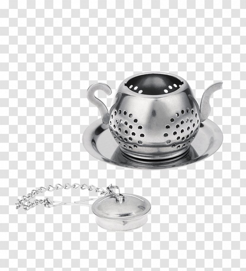 Tea Strainers Infuser Teapot Steeping - Silver Transparent PNG