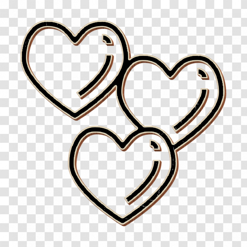 Honeymoon Icon Heart Icon Hearts Icon Transparent PNG
