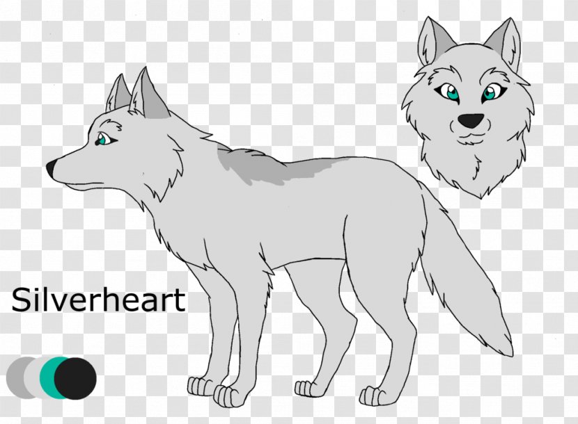 Gray Wolf Giant Panda Red Line Art Fox - Pack Transparent PNG