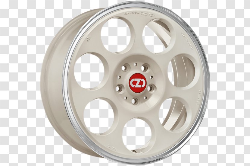 Car OZ Group Alloy Wheel Autofelge - Automotive System - White Pepper Transparent PNG