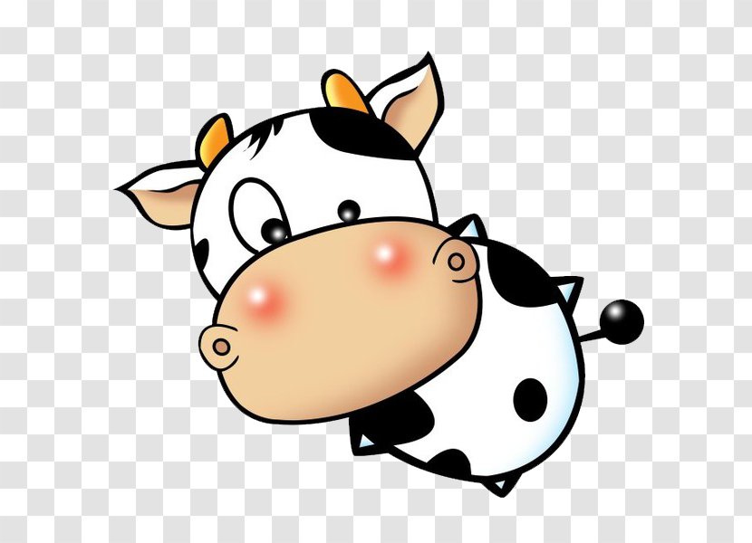Calf Cattle Cartoon - A Cow Transparent PNG
