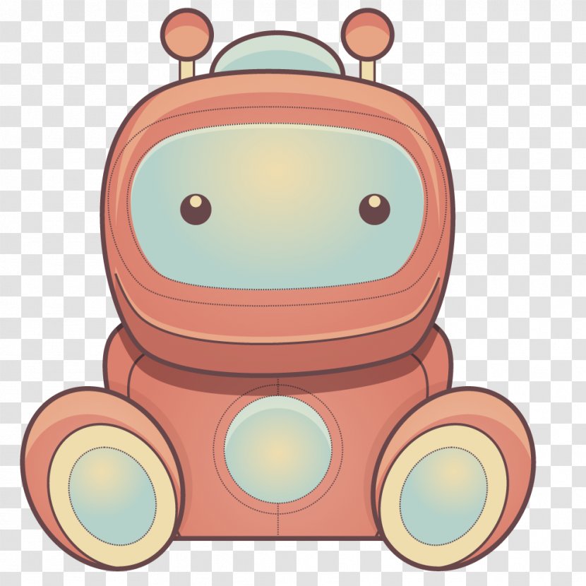 Q-version Robot Clip Art - Cartoon - Vector Transparent PNG