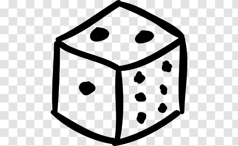 Dice Cube Game Drawing - White Transparent PNG