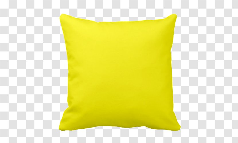 Throw Pillows Cushion T-shirt Yellow - Red - Pillow Transparent PNG